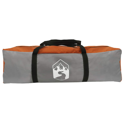 vidaXL Instant Tent with Roof Grey and Orange 305 x 275 x 190 cm