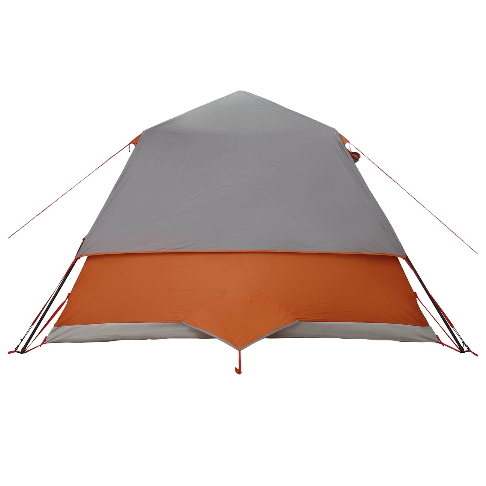 vidaXL Instant Tent with Roof Grey and Orange 305 x 275 x 190 cm