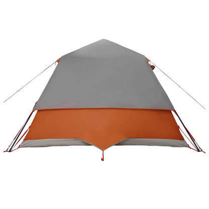 vidaXL Instant Tent with Roof Grey and Orange 305 x 275 x 190 cm