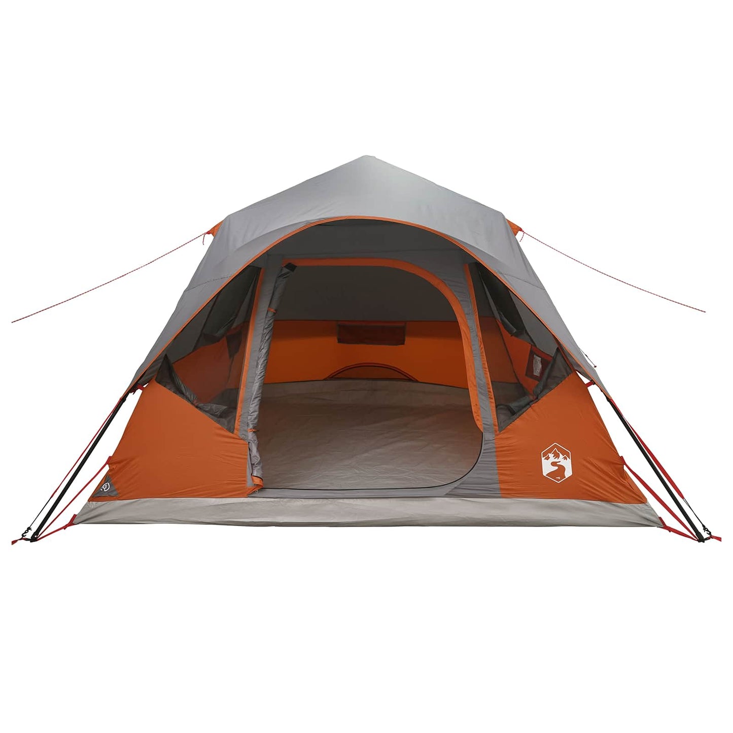 vidaXL Instant Tent with Roof Grey and Orange 305 x 275 x 190 cm