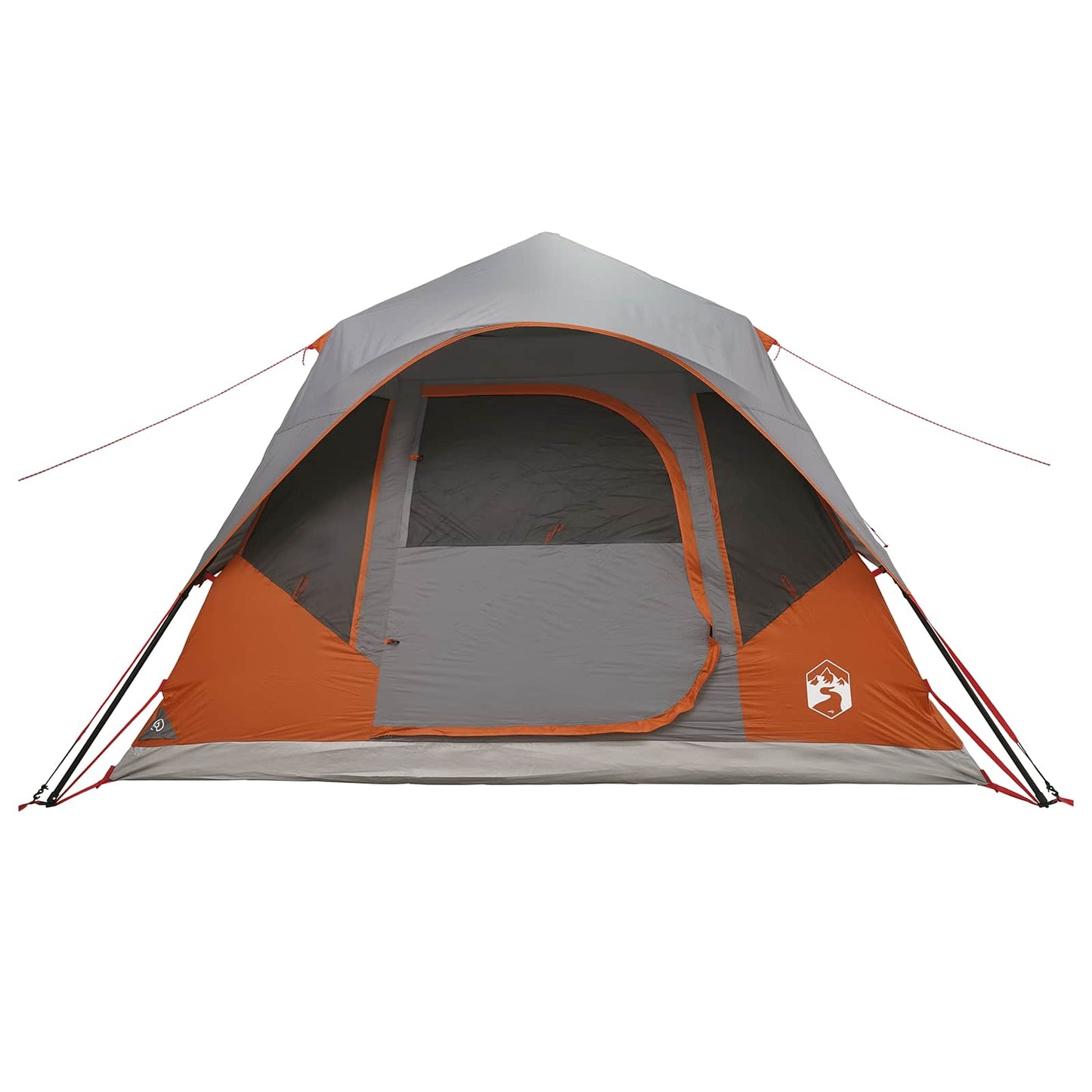 vidaXL Instant Tent with Roof Grey and Orange 305 x 275 x 190 cm