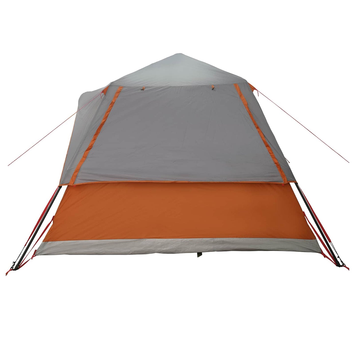 vidaXL Instant Tent with Roof Grey and Orange 305 x 275 x 190 cm