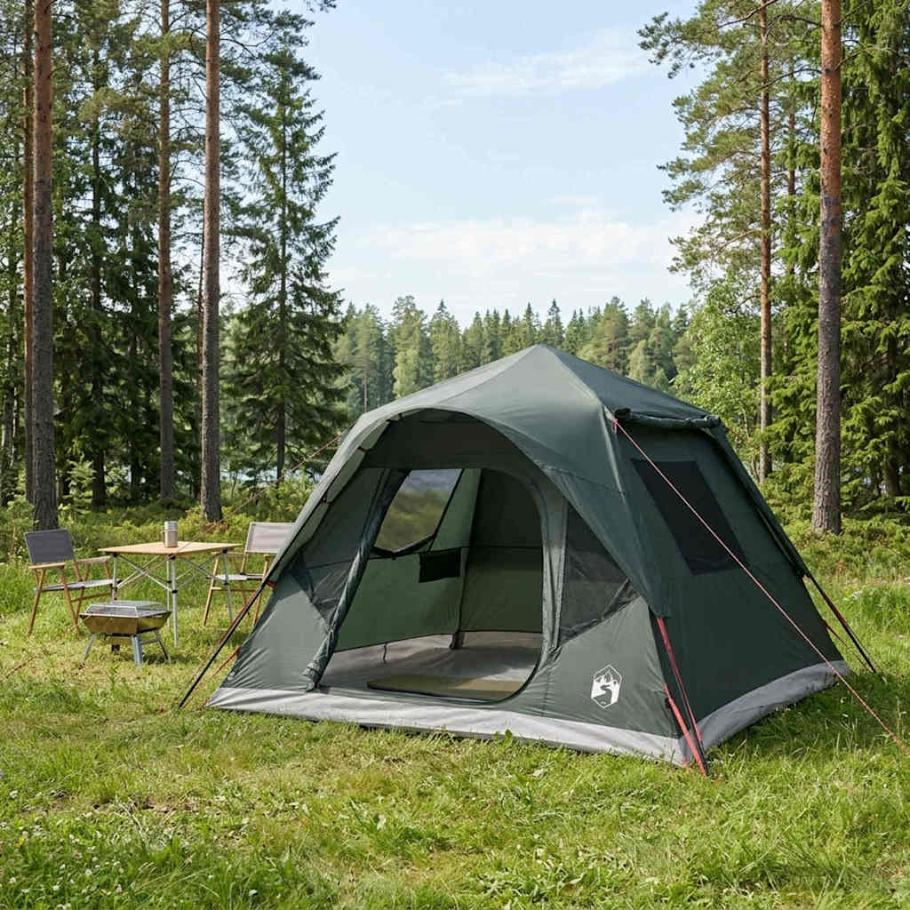 vidaXL Instant Tent Army Green 305 x 275 x 190 cm Polyester and Steel