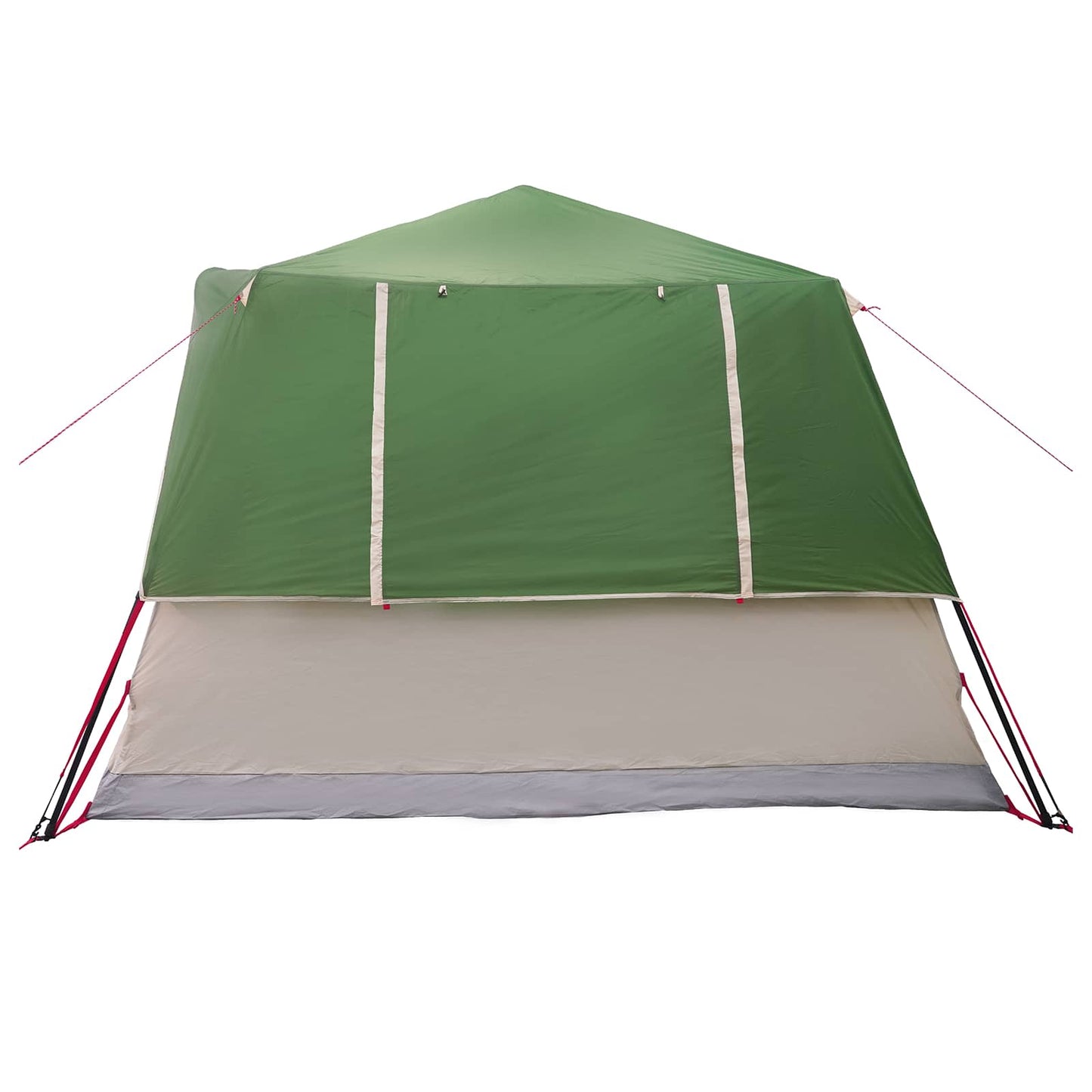 vidaXL Instant Tent Green 365 x 380 x 200 cm Polyester and Steel