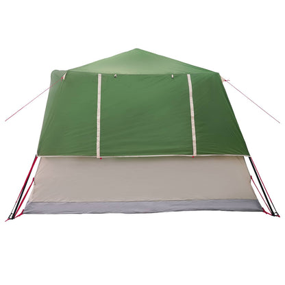 vidaXL Instant Tent Green 365 x 380 x 200 cm Polyester and Steel