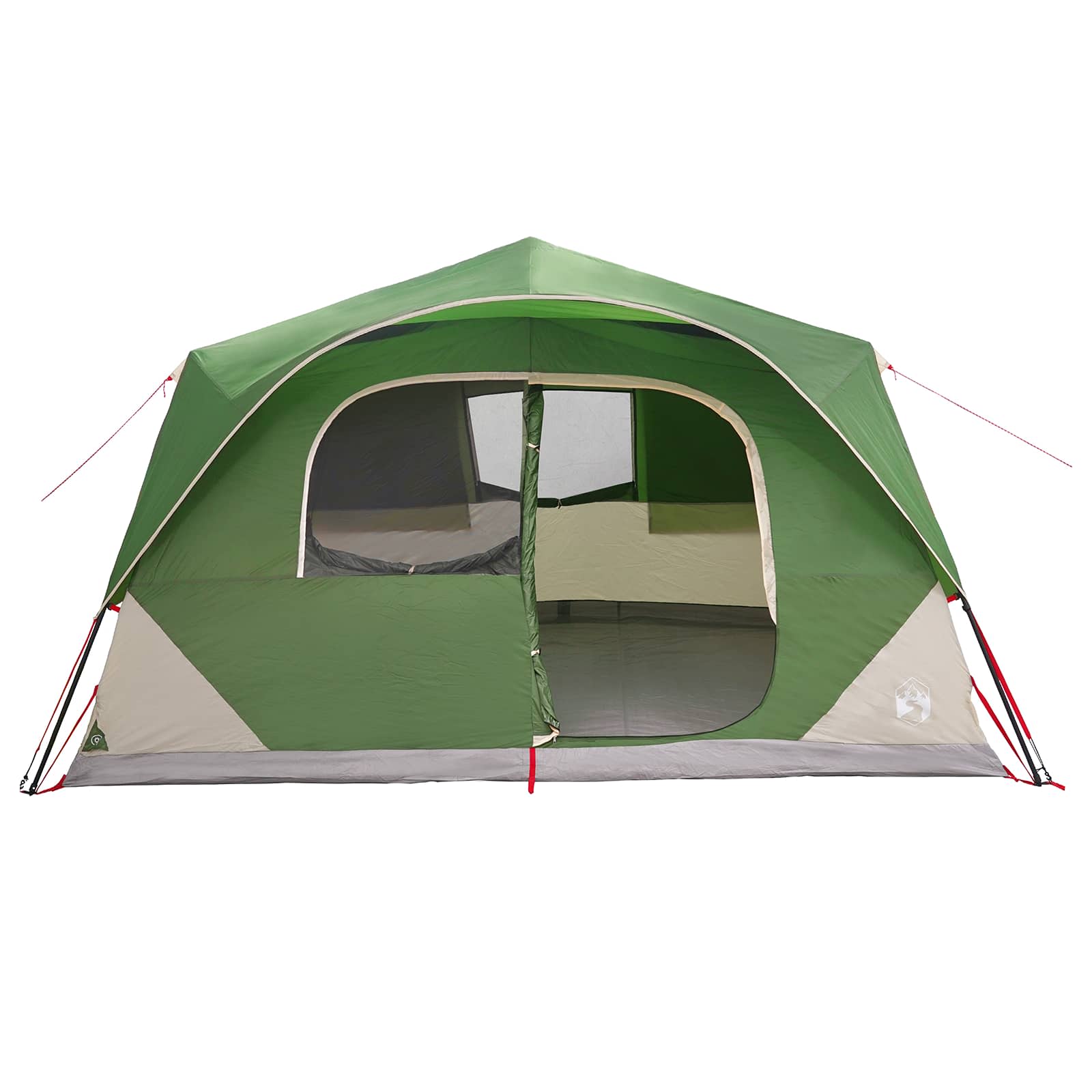 vidaXL Instant Tent Green 365 x 380 x 200 cm Polyester and Steel
