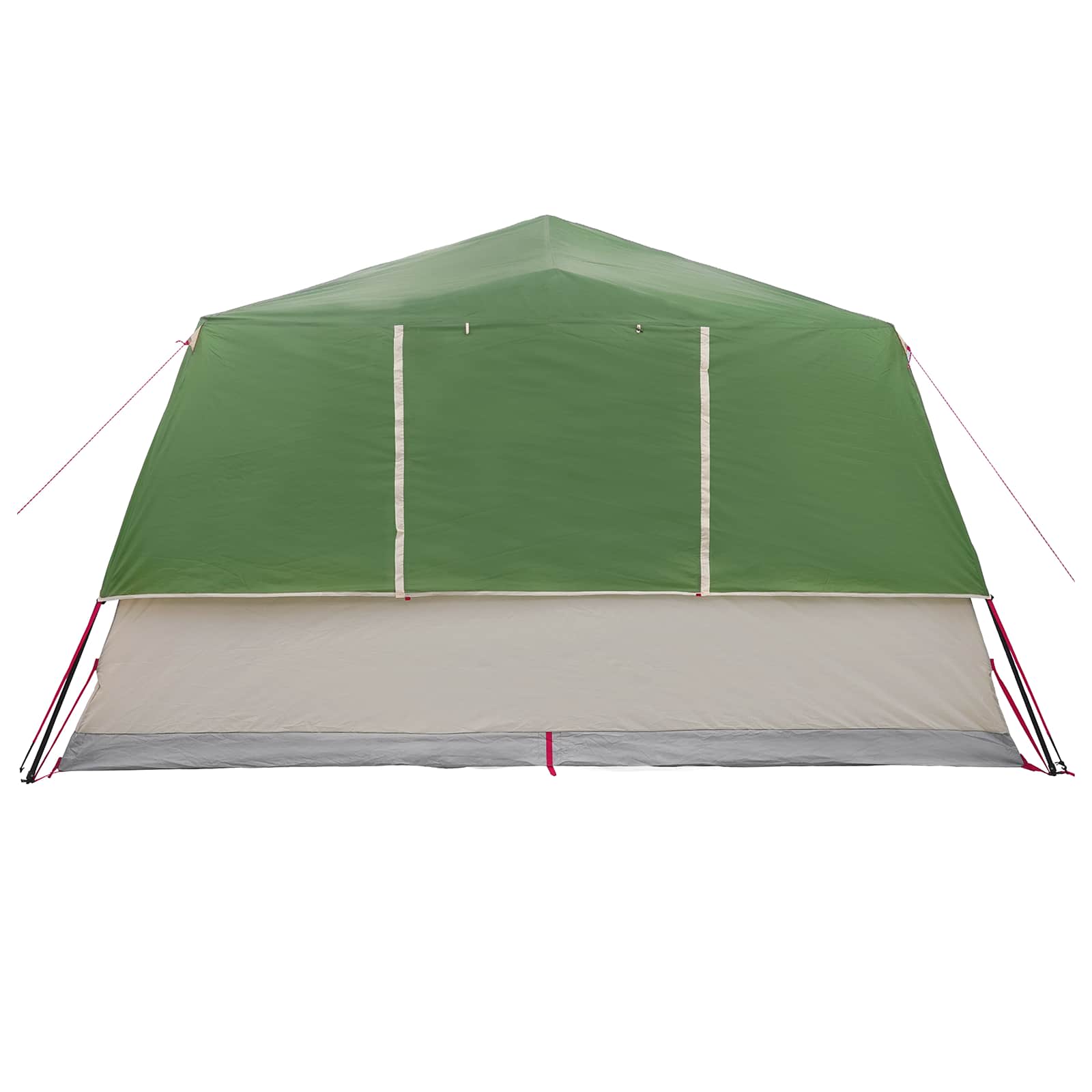 vidaXL Instant Tent Green 365 x 380 x 200 cm Polyester and Steel