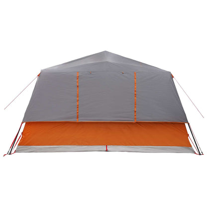 vidaXL Instant Tent with Roof Grey and Orange 365 x 380 x 200 cm