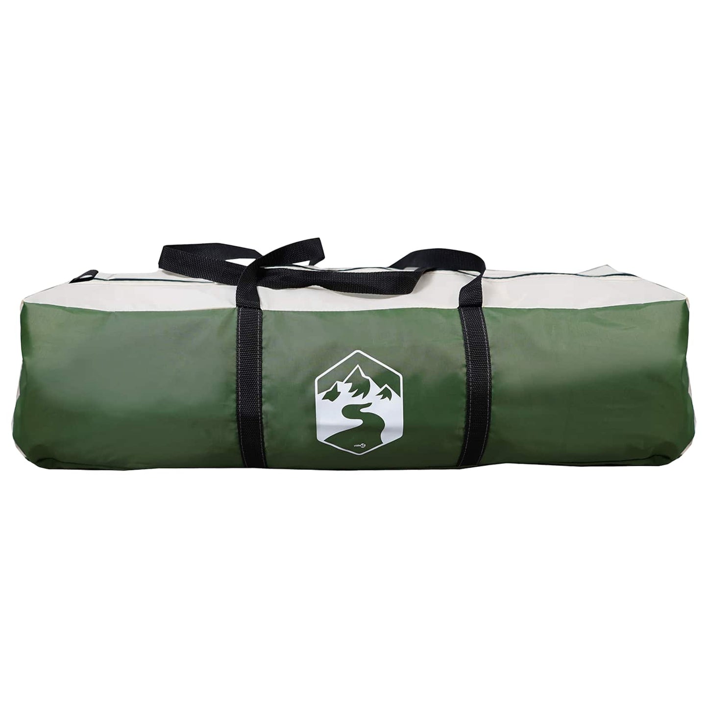 vidaXL Instant Tent 10-Person Green Polyester and Steel - 365 x 280 x 200 cm