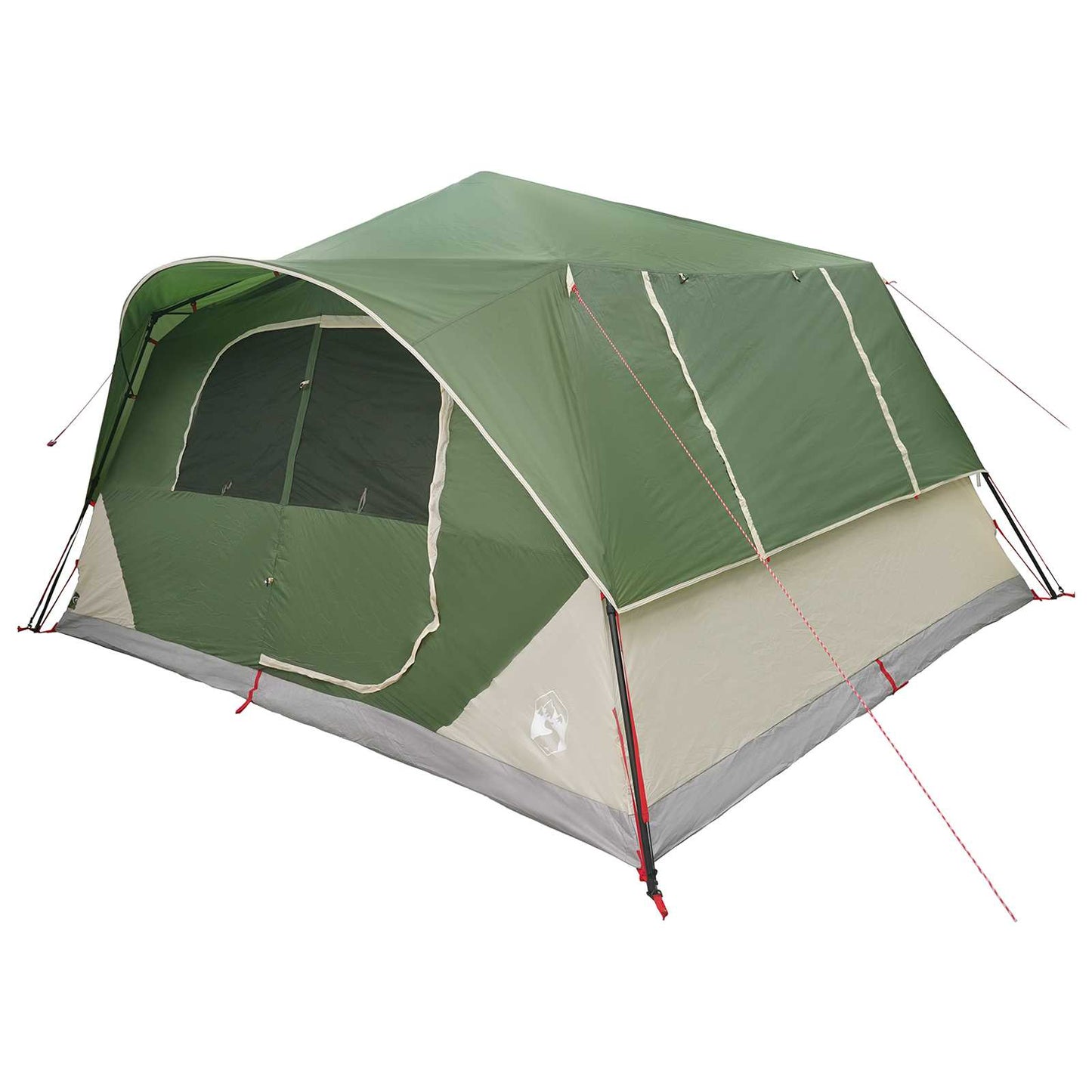 vidaXL Instant Tent 10-Person Green Polyester and Steel - 365 x 280 x 200 cm
