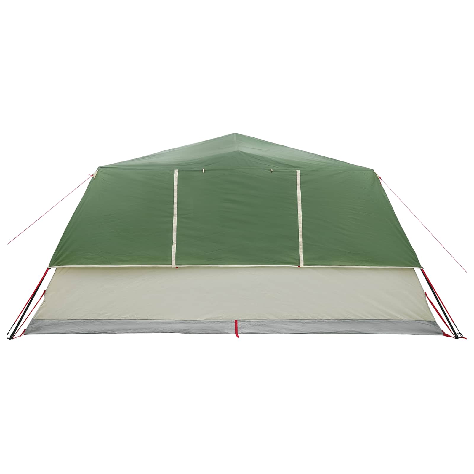 vidaXL Instant Tent 10-Person Green Polyester and Steel - 365 x 280 x 200 cm