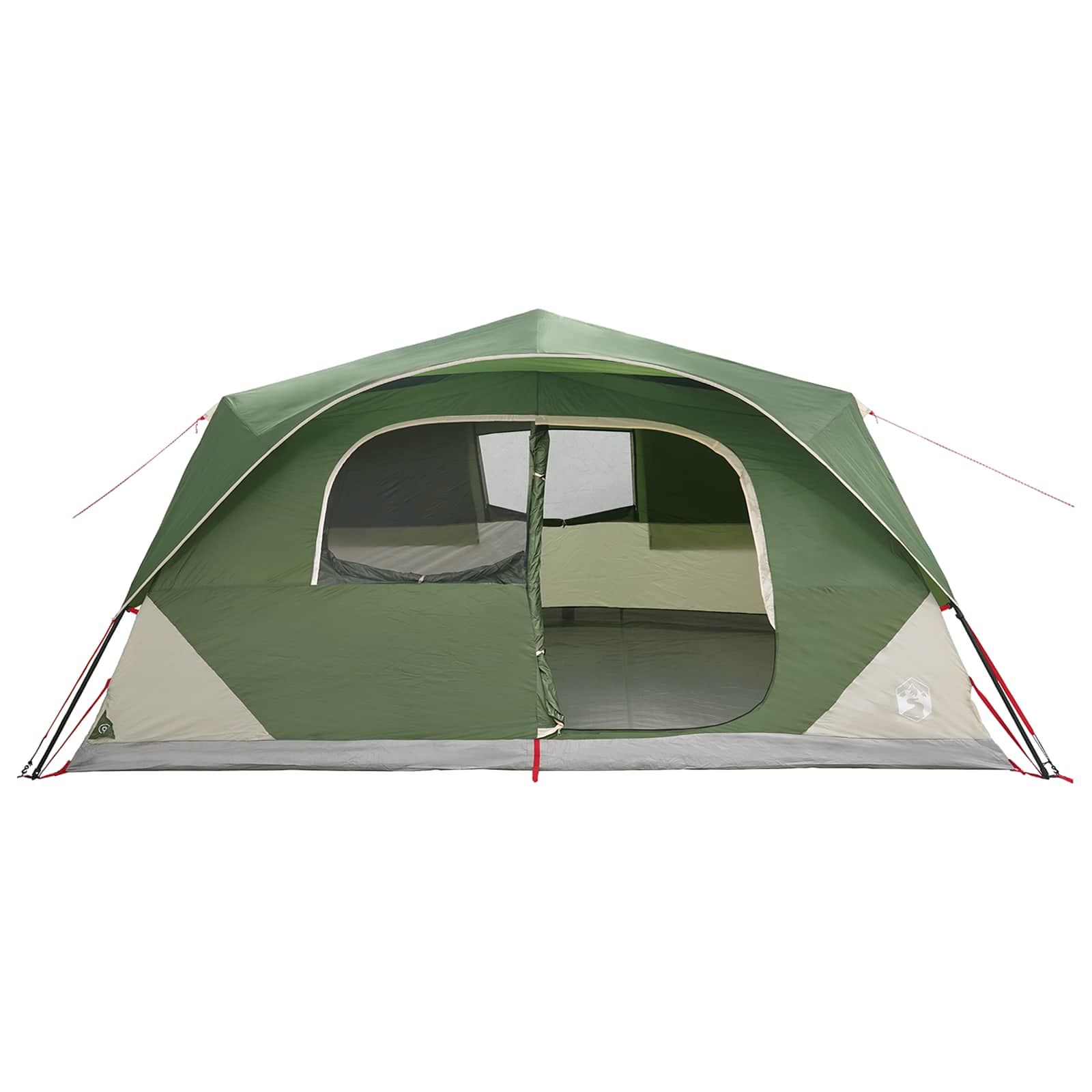 vidaXL Instant Tent 10-Person Green Polyester and Steel - 365 x 280 x 200 cm