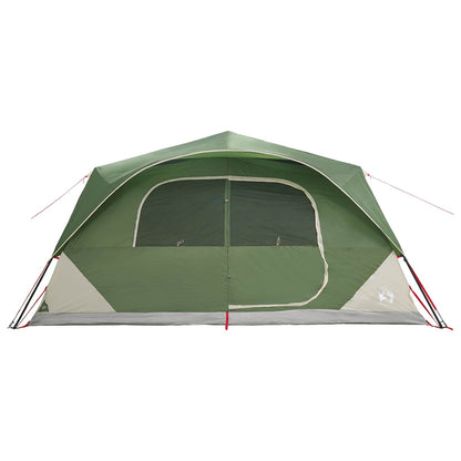 vidaXL Instant Tent 10-Person Green Polyester and Steel - 365 x 280 x 200 cm