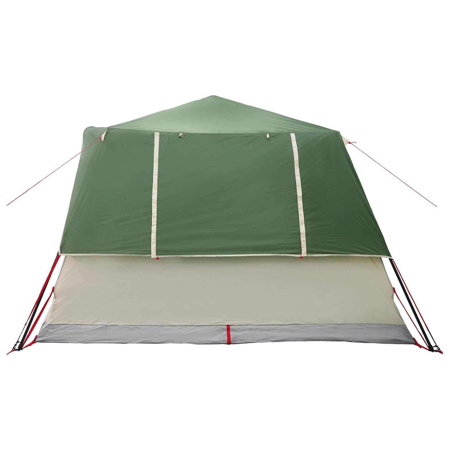vidaXL Instant Tent 10-Person Green Polyester and Steel - 365 x 280 x 200 cm