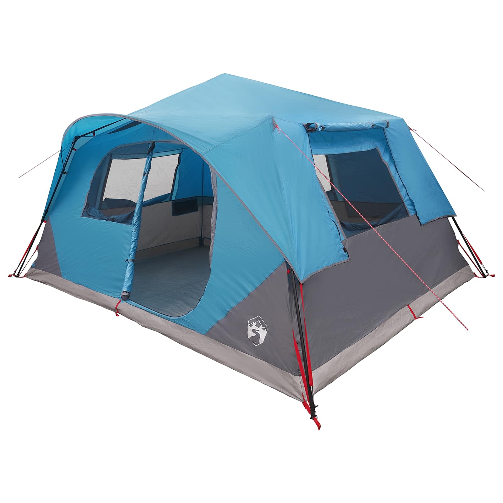 vidaXL Instant Tent 10-Person Blue Polyester and Steel - 365 x 280 x 200 cm