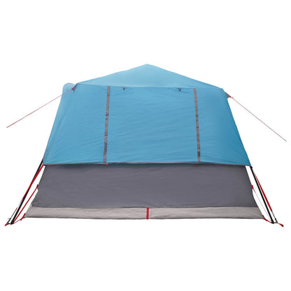 vidaXL Instant Tent 10-Person Blue Polyester and Steel - 365 x 280 x 200 cm