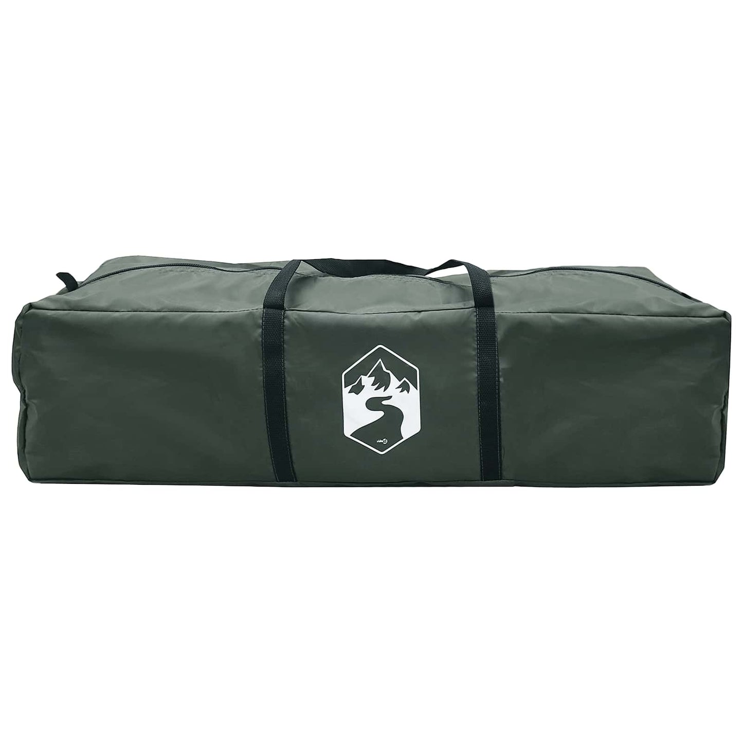 vidaXL Instant Tent 10-Person Army Green Polyester and Steel - 365 x 280 x 200 cm