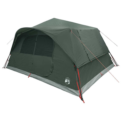 vidaXL Instant Tent 10-Person Army Green Polyester and Steel - 365 x 280 x 200 cm