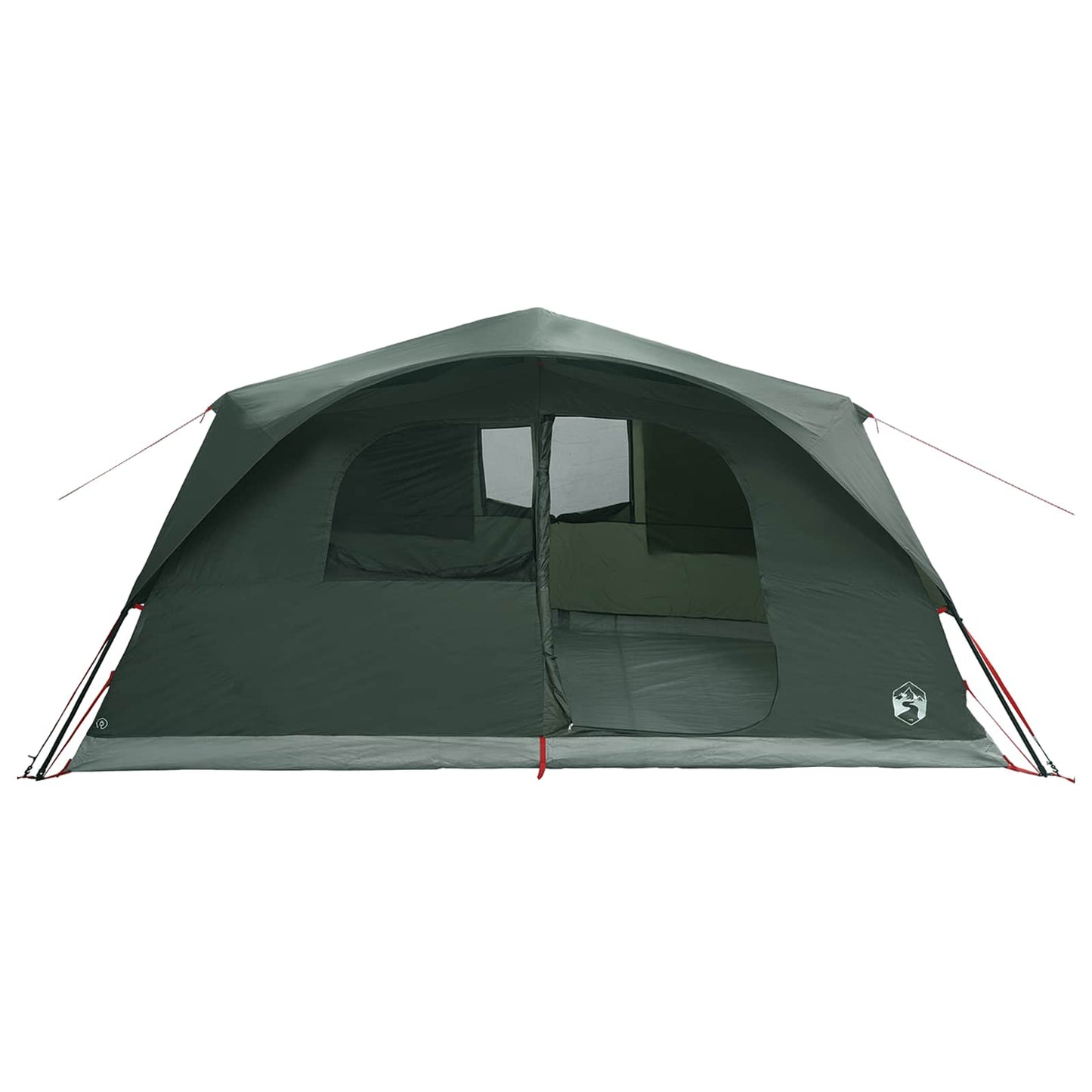 vidaXL Instant Tent 10-Person Army Green Polyester and Steel - 365 x 280 x 200 cm