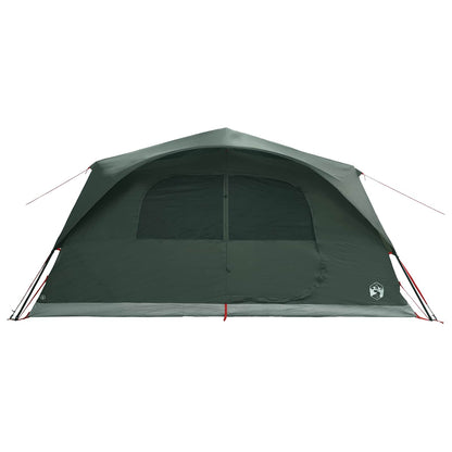 vidaXL Instant Tent 10-Person Army Green Polyester and Steel - 365 x 280 x 200 cm