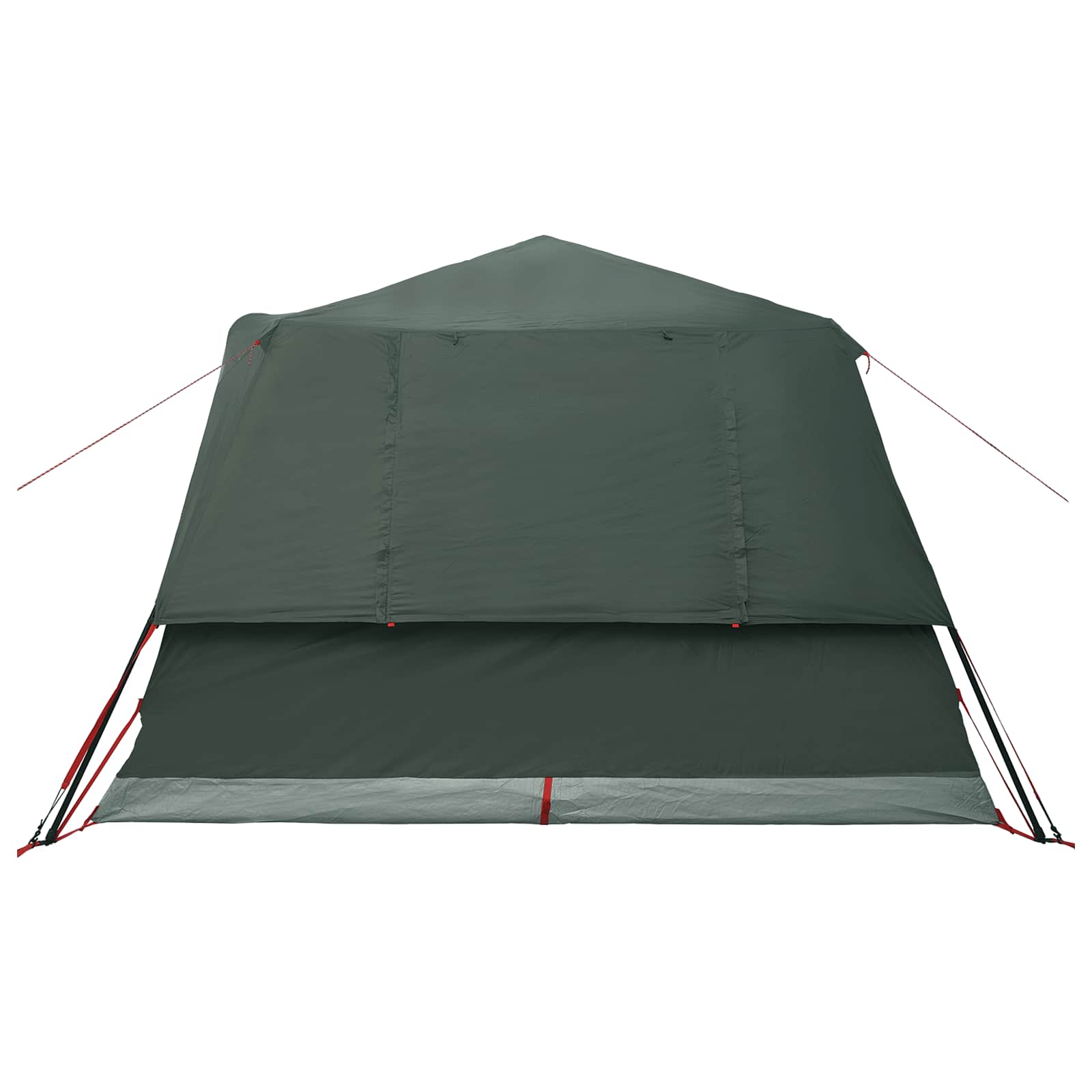 vidaXL Instant Tent 10-Person Army Green Polyester and Steel - 365 x 280 x 200 cm