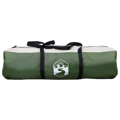 vidaXL Family Tent Green 305 x 275 x 190 cm Polyester and Steel