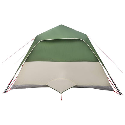 vidaXL Family Tent Green 305 x 275 x 190 cm Polyester and Steel