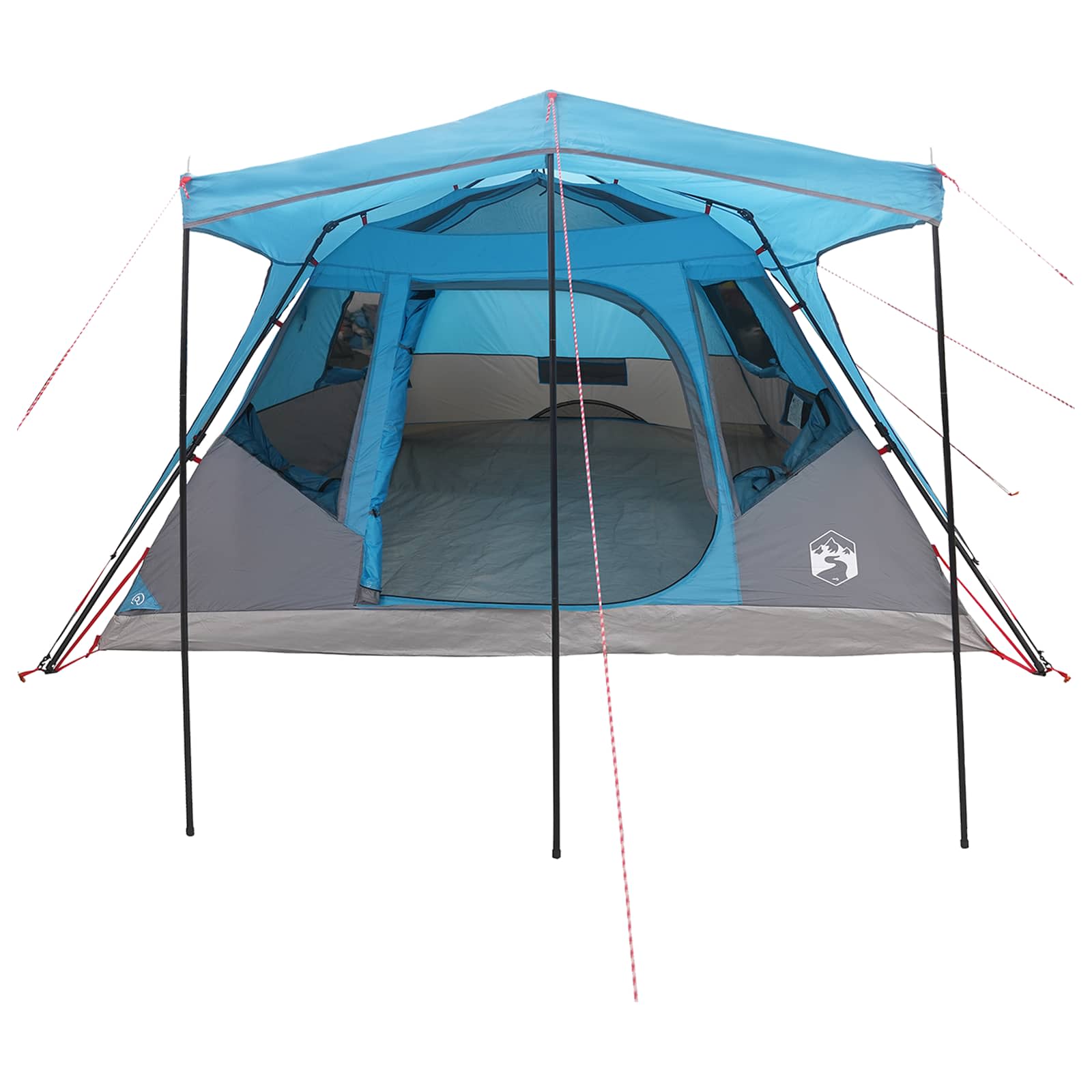 vidaXL Family Tent Blue 305 x 275 x 190 cm Polyester and Steel