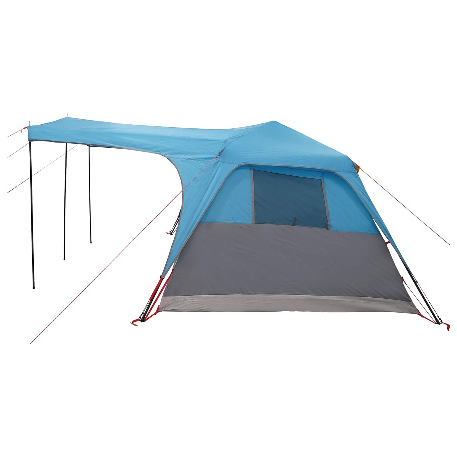 vidaXL Family Tent Blue 305 x 275 x 190 cm Polyester and Steel