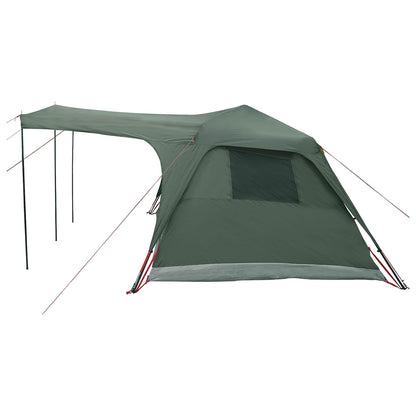 vidaXL Family Tent Army Green 305 x 275 x 190 cm Polyester and Steel