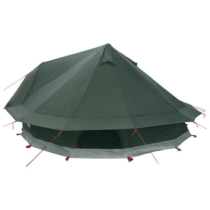 vidaXL Tipi Tent 18-Person Army Green Polyester and Steel - 700 x 700 x 395 cm
