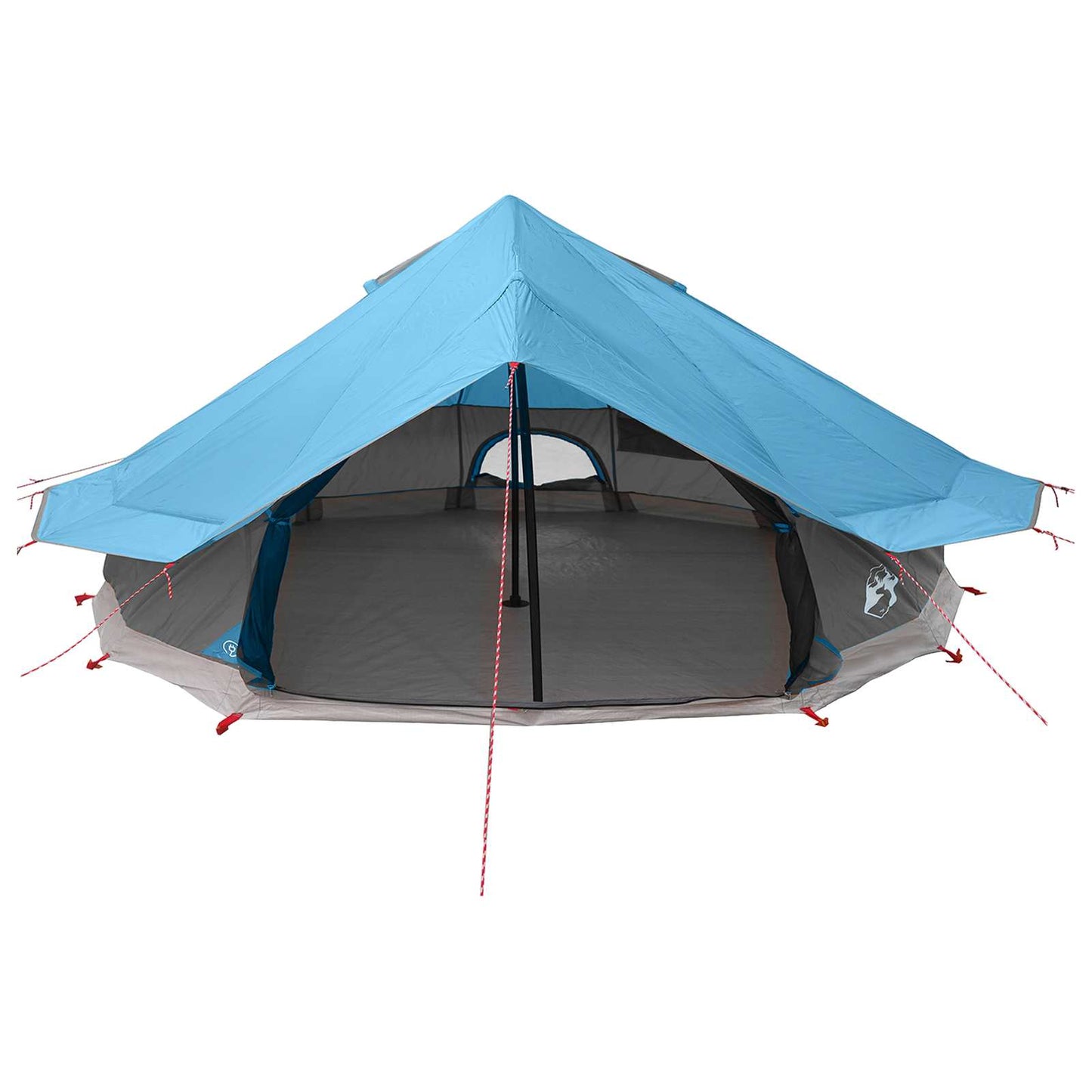 vidaXL Tipi Tent 20-Person Blue Polyester and Steel - 800 x 800 x 430 cm