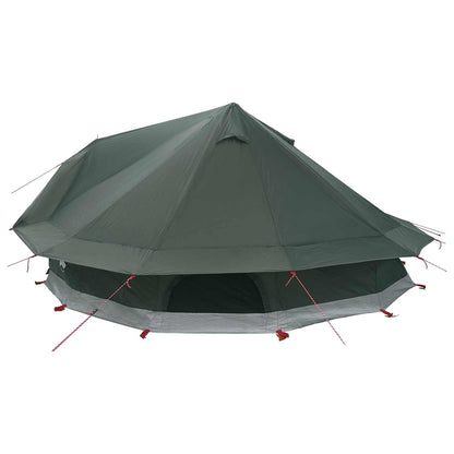 vidaXL Tipi Tent 20-Person Army Green Polyester and Steel - 800 x 800 x 430 cm