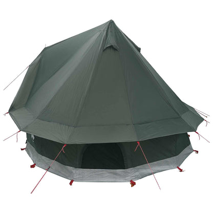 vidaXL Tipi Tent 4-Person Army Green Polyester and Steel - 250 x 250 cm