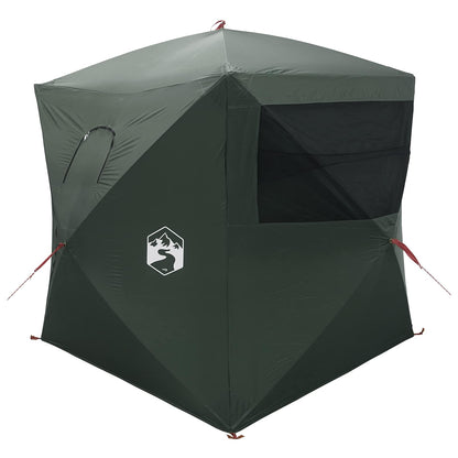 vidaXL Hunting Tent Army Green 143 x 143 x 165 cm Polyester and Steel