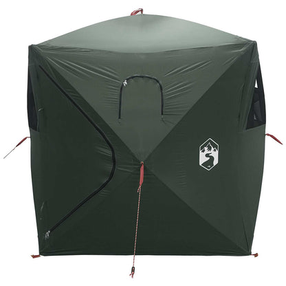 vidaXL Hunting Tent Army Green 143 x 143 x 165 cm Polyester and Steel