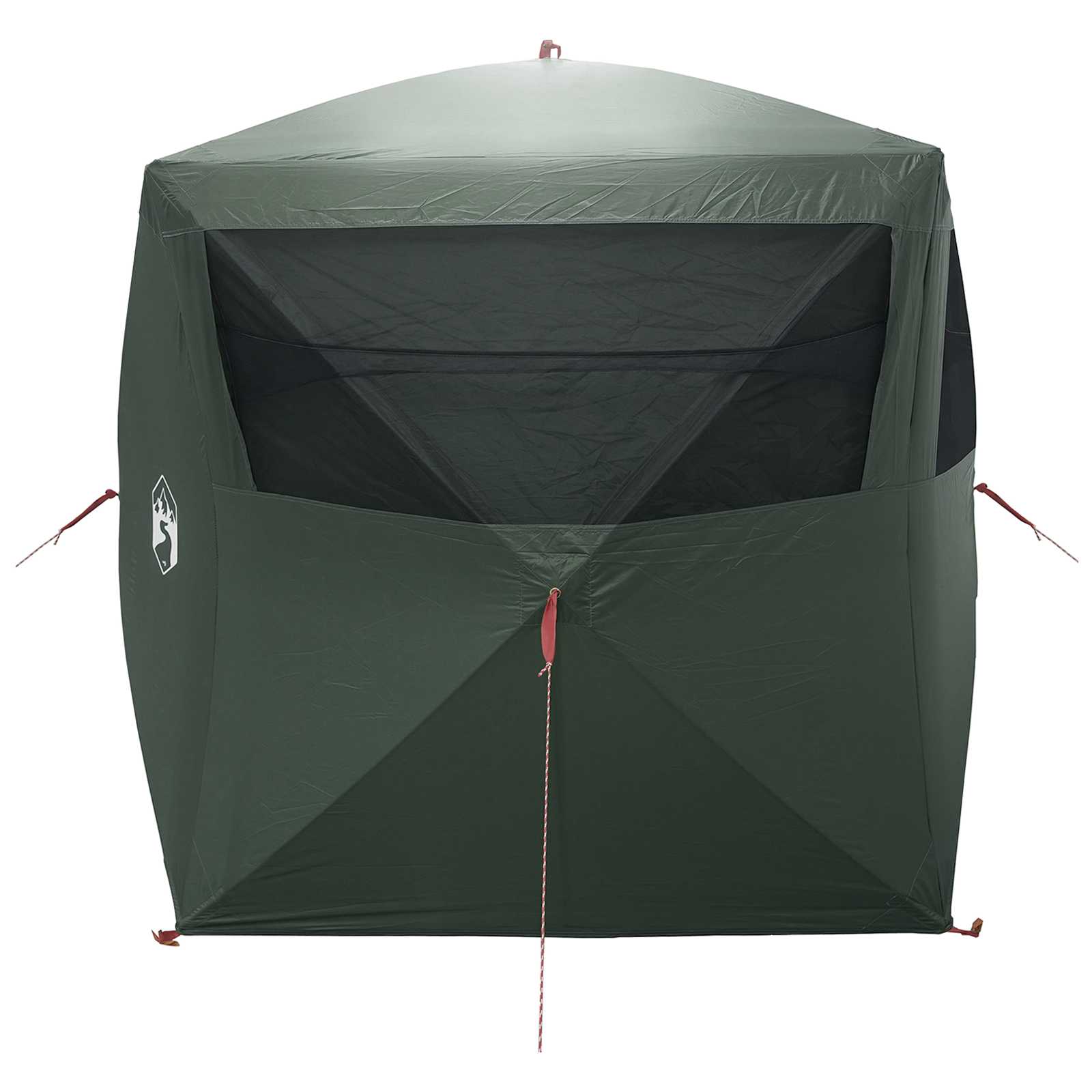 vidaXL Hunting Tent Army Green 143 x 143 x 165 cm Polyester and Steel