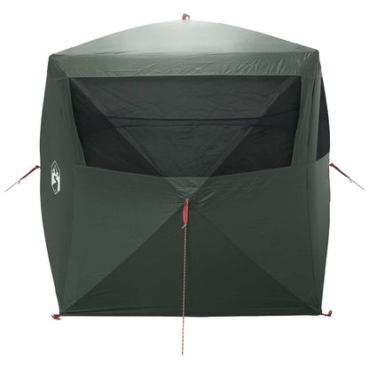 vidaXL Hunting Tent Army Green 143 x 143 x 165 cm Polyester and Steel