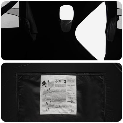 vidaXL Hunting Tent with Roof White Blackout 143 x 143 x 165 cm
