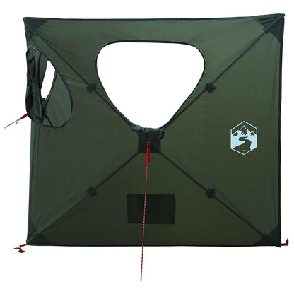 vidaXL Hunting Tent 145 x 145 x 150 cm Army Green Polyester and Steel