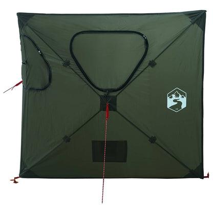 vidaXL Hunting Tent 145 x 145 x 150 cm Army Green Polyester and Steel