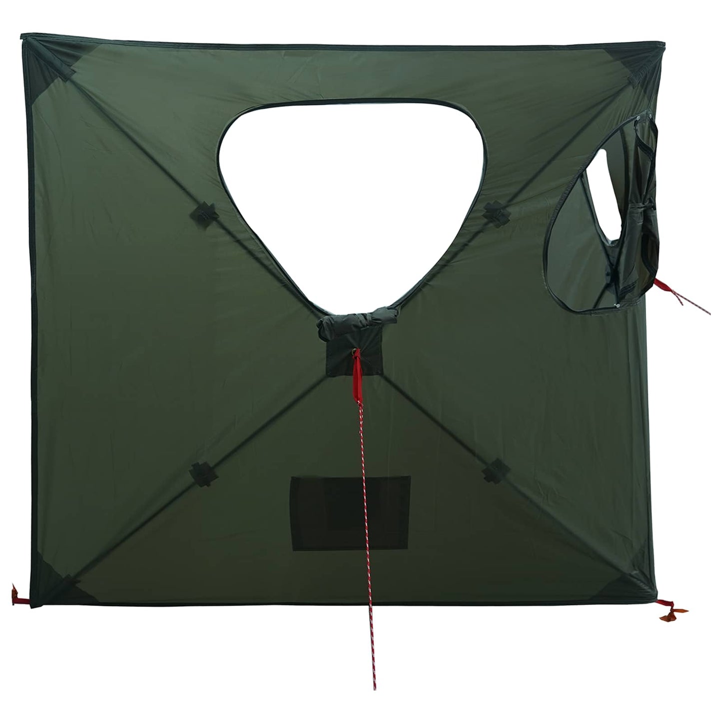 vidaXL Hunting Tent 145 x 145 x 150 cm Army Green Polyester and Steel
