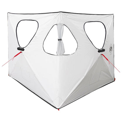 vidaXL Hunting Tent 145 x 145 x 150 cm White Blackout