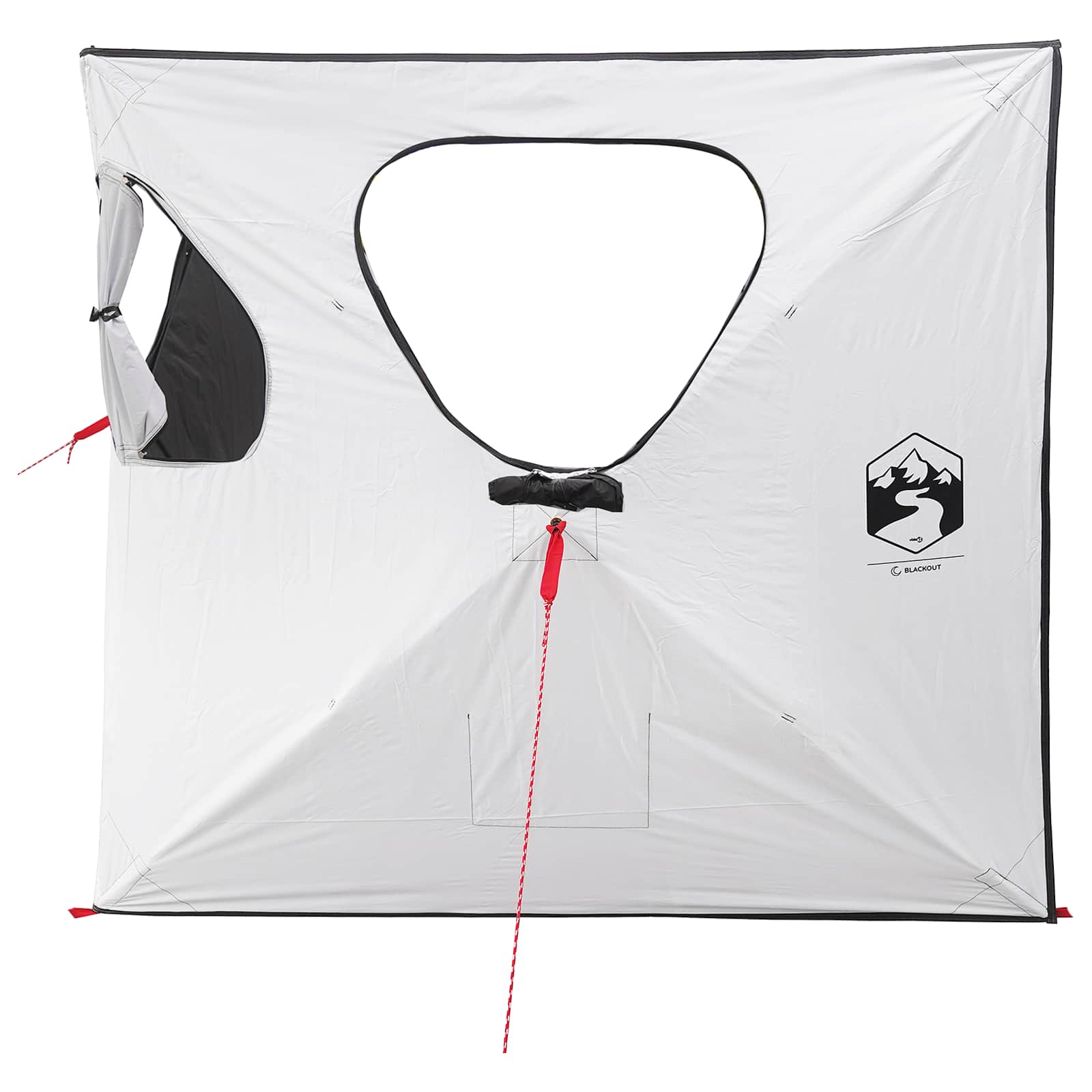 vidaXL Hunting Tent 145 x 145 x 150 cm White Blackout