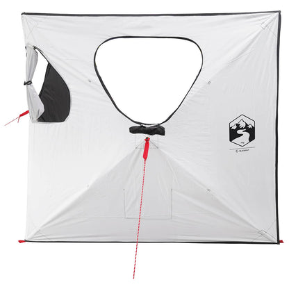 vidaXL Hunting Tent 145 x 145 x 150 cm White Blackout