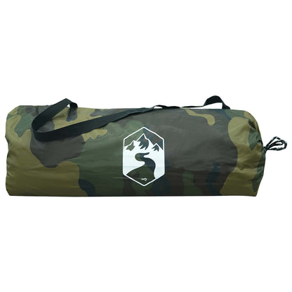 vidaXL Hunting Tent 145 x 145 x 150 cm Camouflage Polyester and Steel - Multicolour