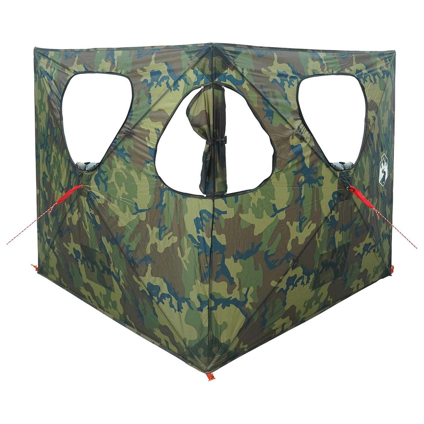 vidaXL Hunting Tent 145 x 145 x 150 cm Camouflage Polyester and Steel - Multicolour