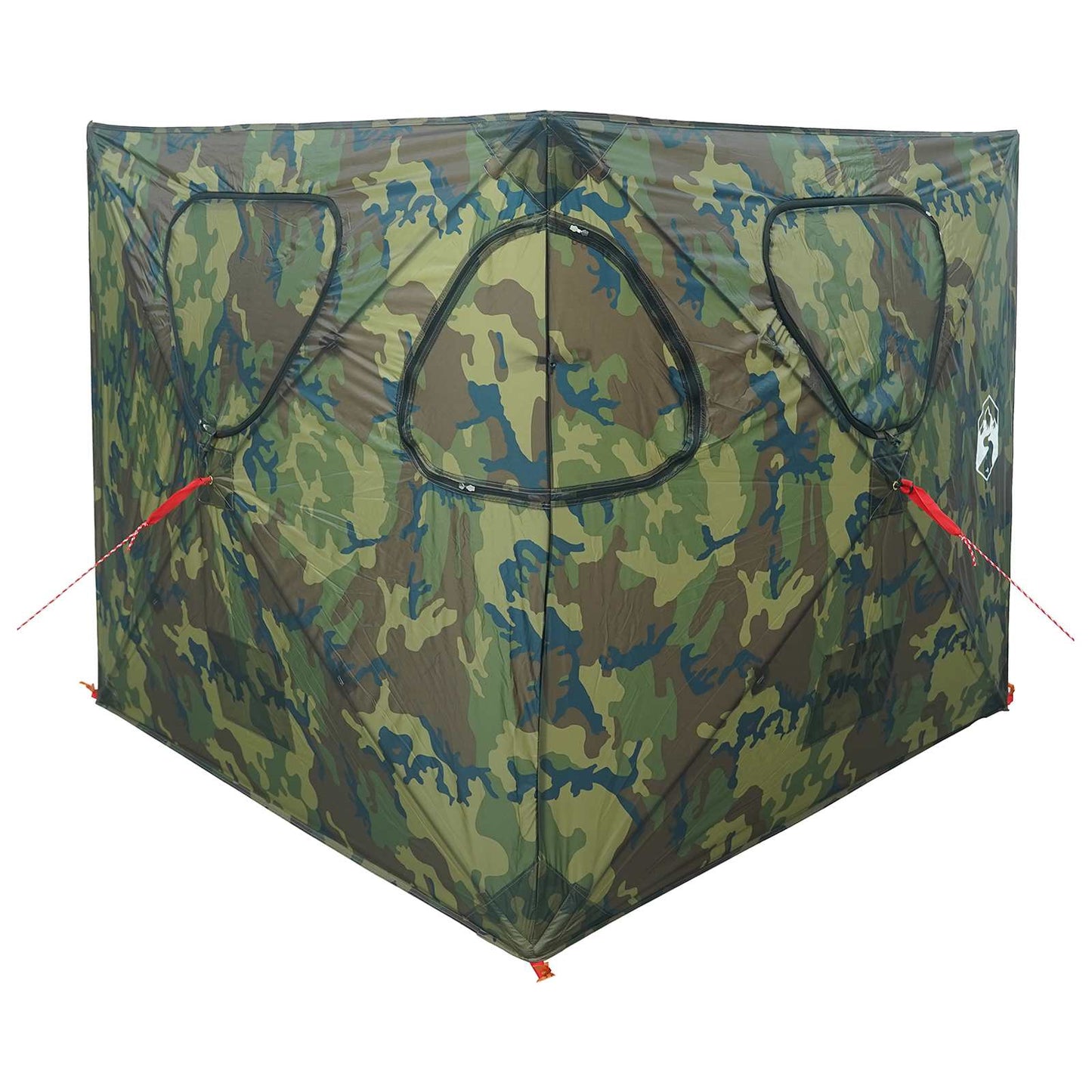 vidaXL Hunting Tent 145 x 145 x 150 cm Camouflage Polyester and Steel - Multicolour