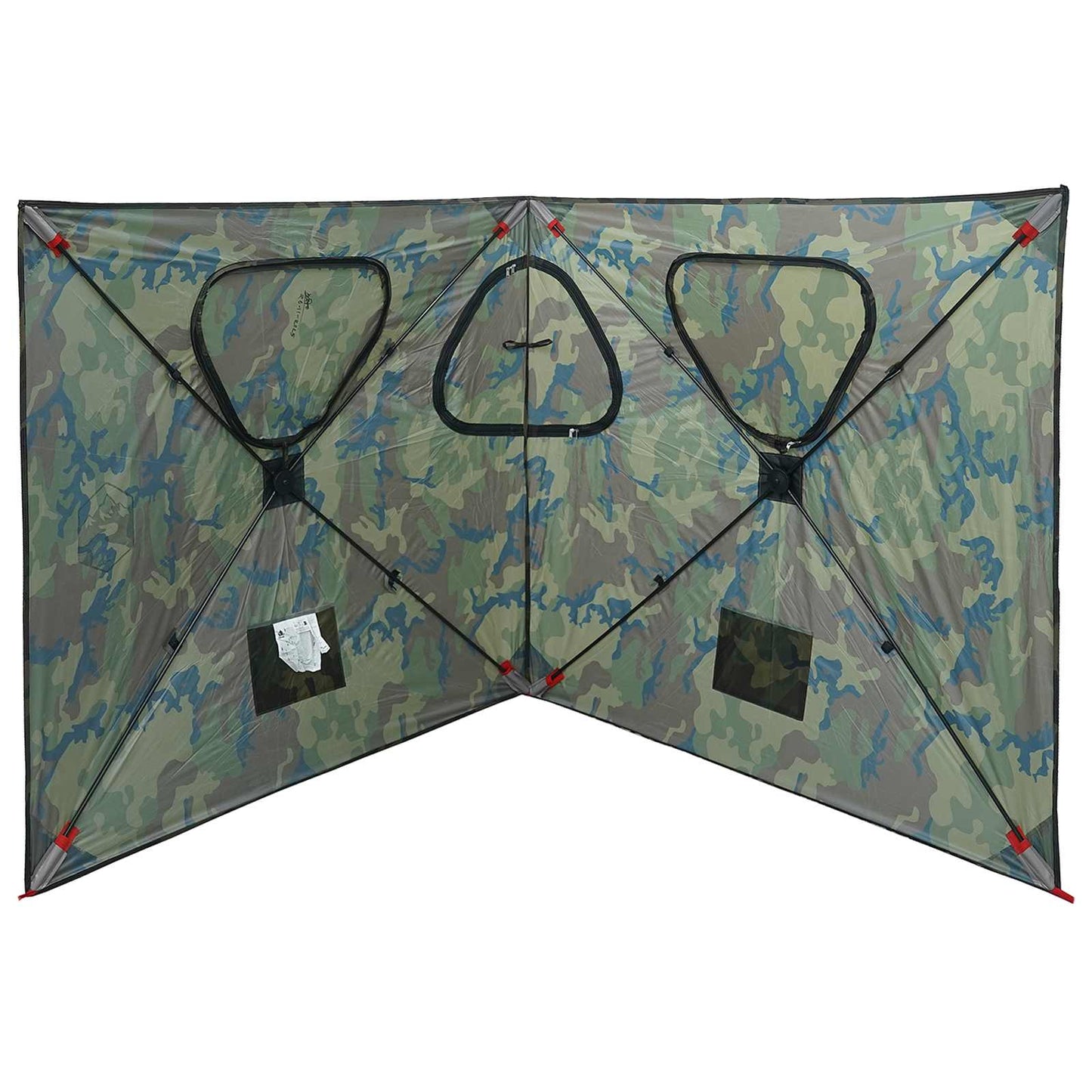 vidaXL Hunting Tent 145 x 145 x 150 cm Camouflage Polyester and Steel - Multicolour