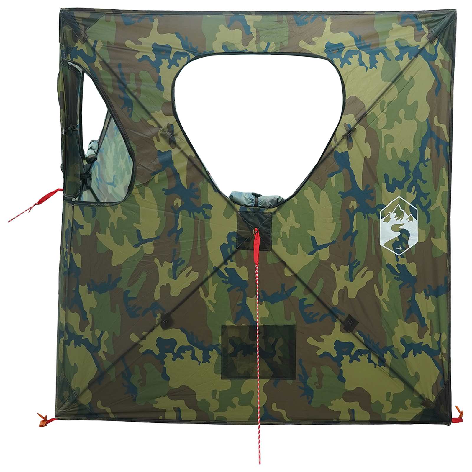 vidaXL Hunting Tent 145 x 145 x 150 cm Camouflage Polyester and Steel - Multicolour